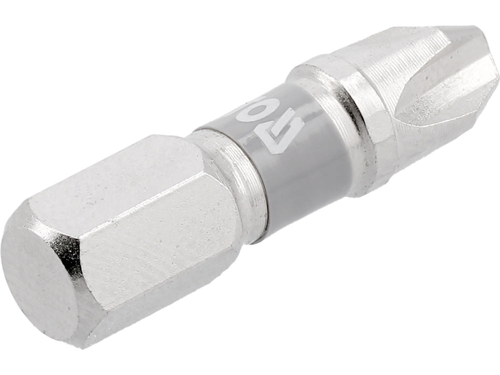 SCREWDRIVER BITS 1/4 25MM PH3 2 PCS NI (YT-78002)