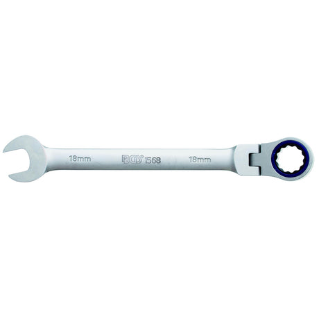 FLEX HEAD RATCHET WRENCH 72 TEETH CR-V 18 MM (1568)
