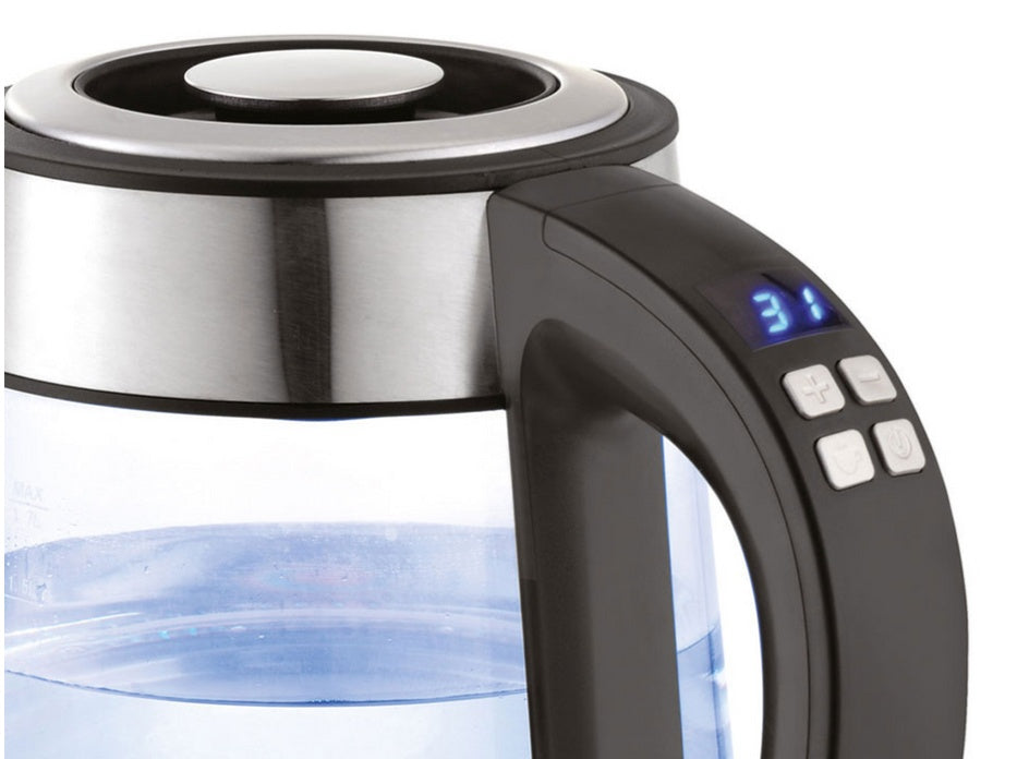 EL. GLASS KETTLE, LED 1,7L TEMP.CONTROL (68173)