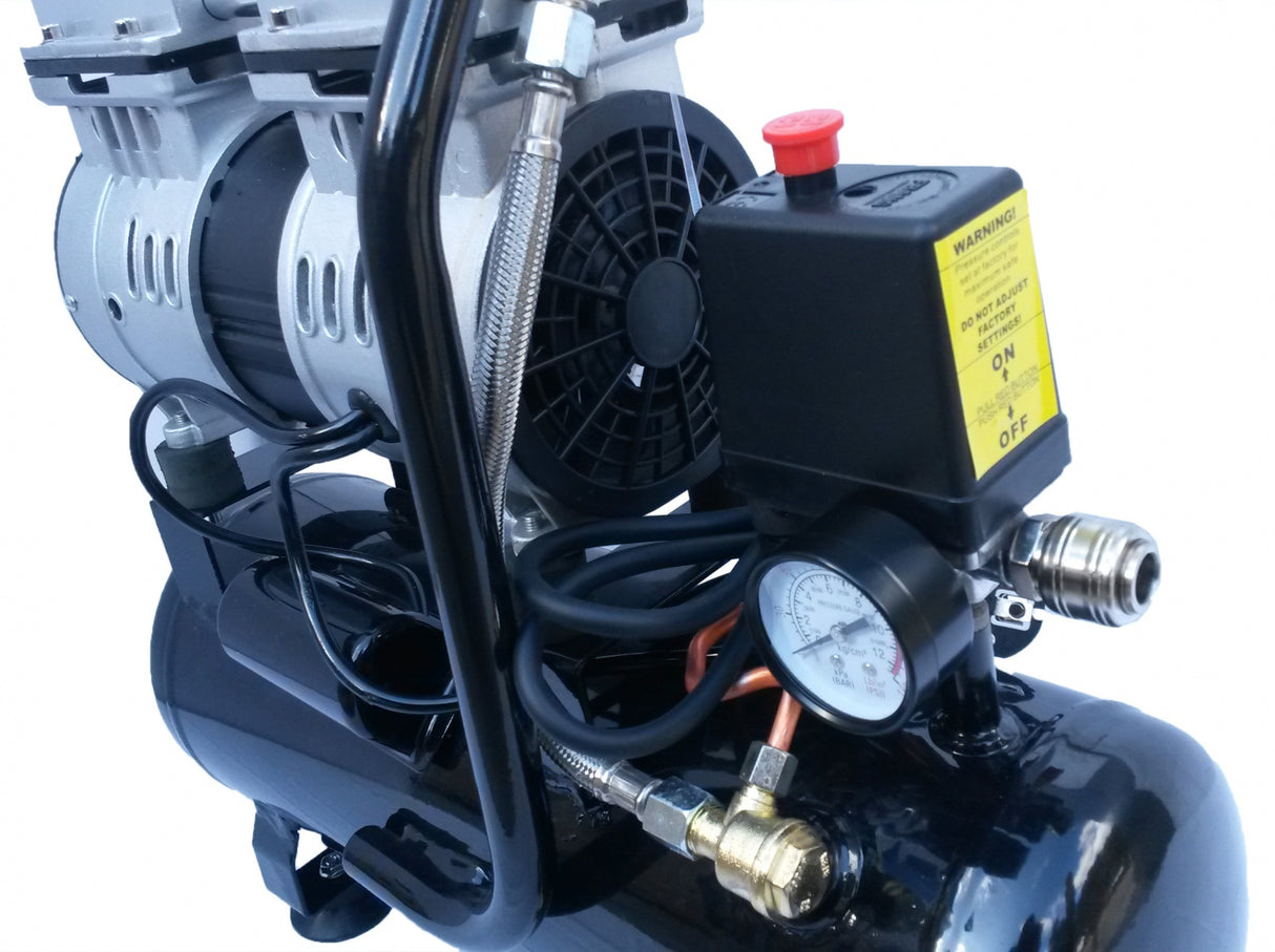 AIR COMPRESSOR SILENT | OIL-FREE | 9L/0.9HP/110L/MIN (LXU-5508L)