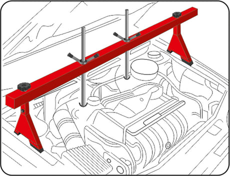 ENGINE SUPPORT BAR MAX. LOAD 500KG (YT-55568)