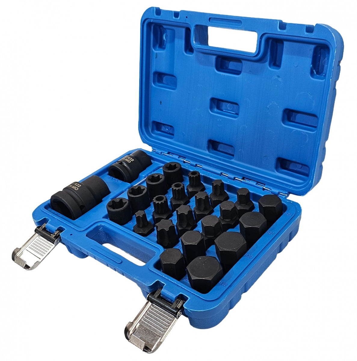 IMPACT BITS FOR TRUCKS | 20 MM (3/4") + 25 MM (1") | 24 PCS. (S11091)