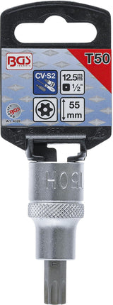 BIT SOCKET | 12.5 MM (1/2") DRIVE | T-STAR TAMPERPROOF (FOR TORX) T50 (4328)