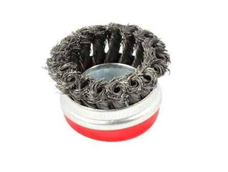 TWISTED WIRE CUP BRUSH | TWISTED / WITH RING | M14 | Ø 65 MM (ES740065R)