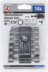 NUT DRIVER SET | 6.3 MM (1/4") DRIVE | METRIC + INCH | 14 PCS. (67314)