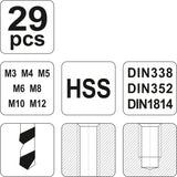 TAPS SET 29PCS (YT-2977)