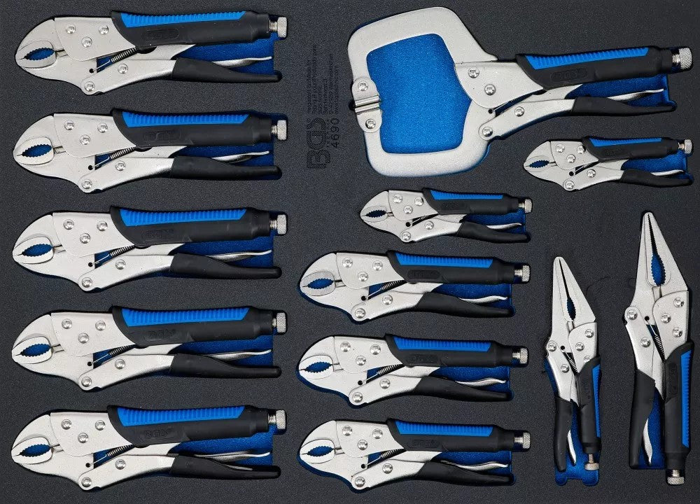 TOOL TRAY 3/3: LOCKING GRIP PLIERS SET | 13 PCS. (4690)