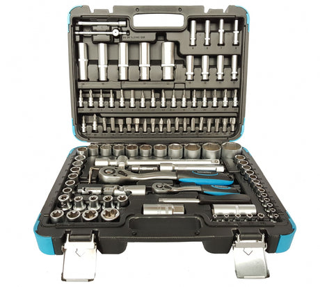 SOCKET SET | 6.3 MM (1/4") + 12.5 MM (1/2") | 108 PCS. (KR121108B)