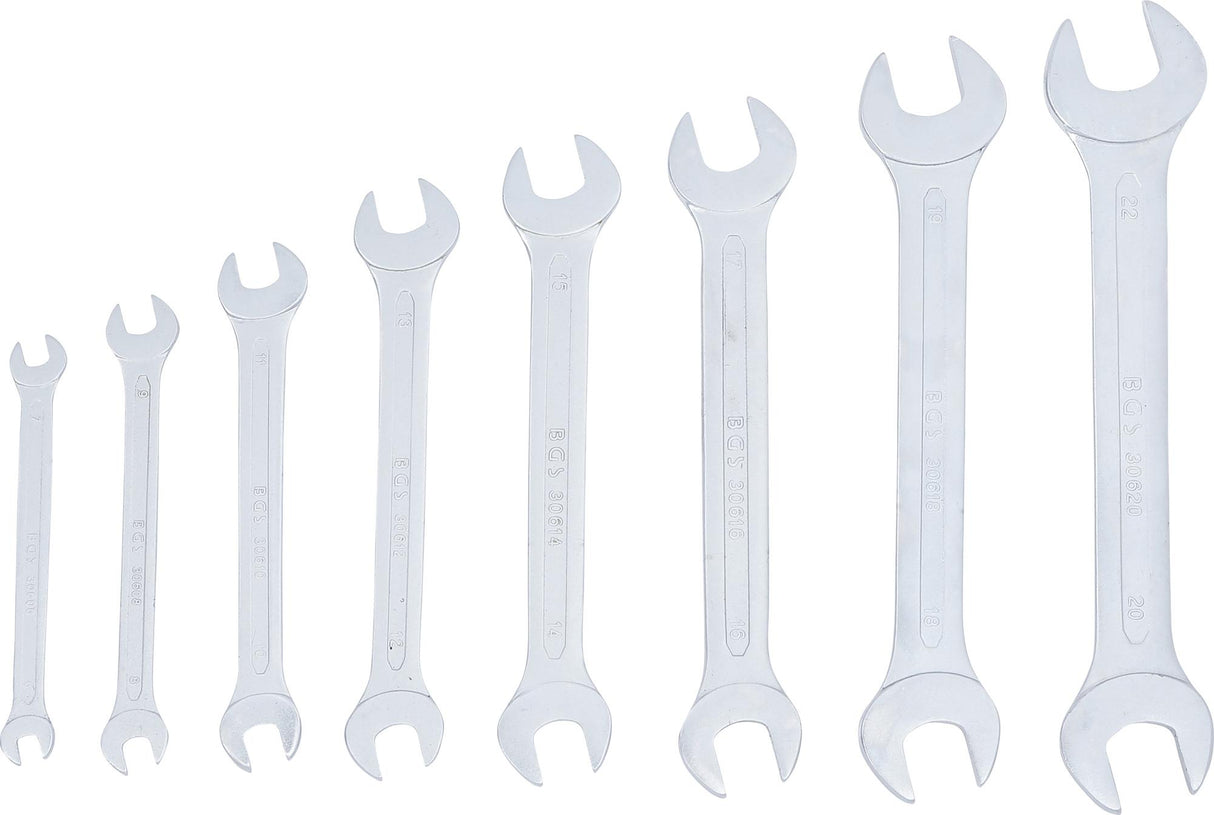 DOUBLE OPEN END SPANNER SET | 6 - 22 MM | 8 PCS. (30600)