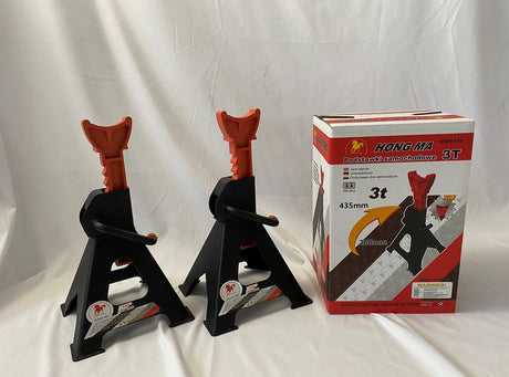 JACK STAND SET 3 T | WITH PADS | 290-430 MM | 2 PCS. (JJ003)