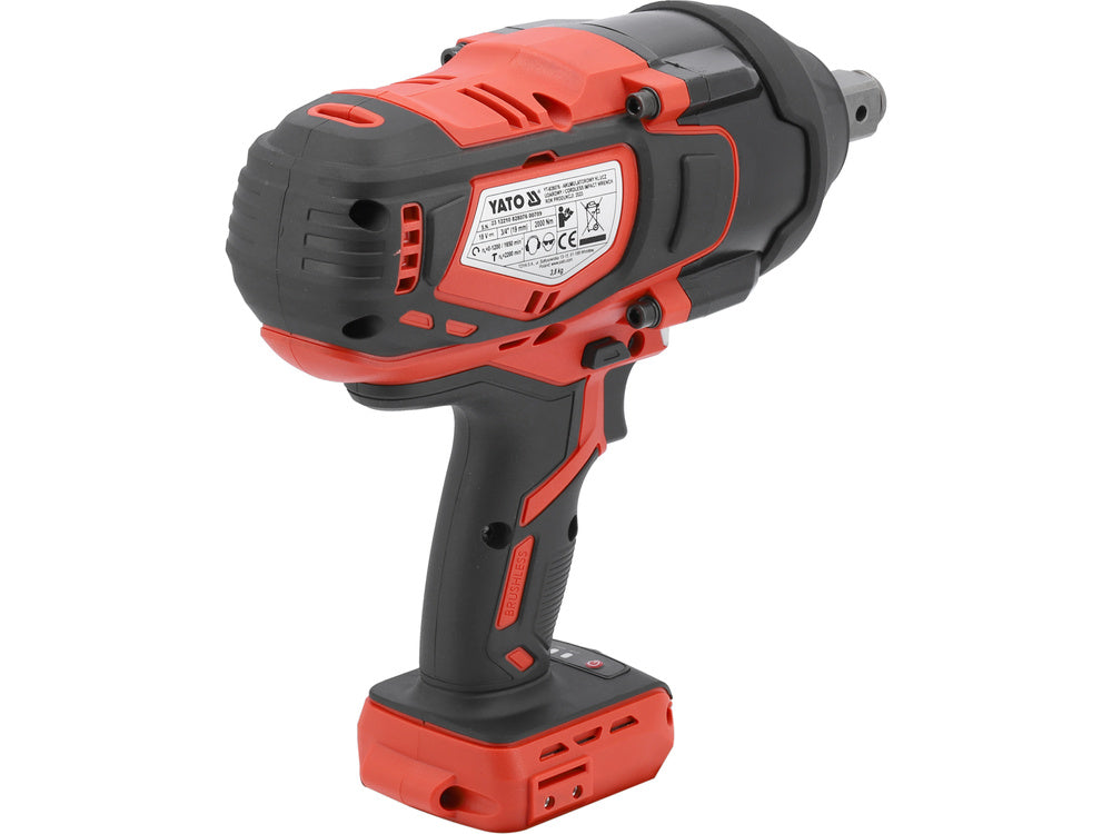IMPACT WRENCH 18V 3/4'' 2000NM - BODY (YT-828076)