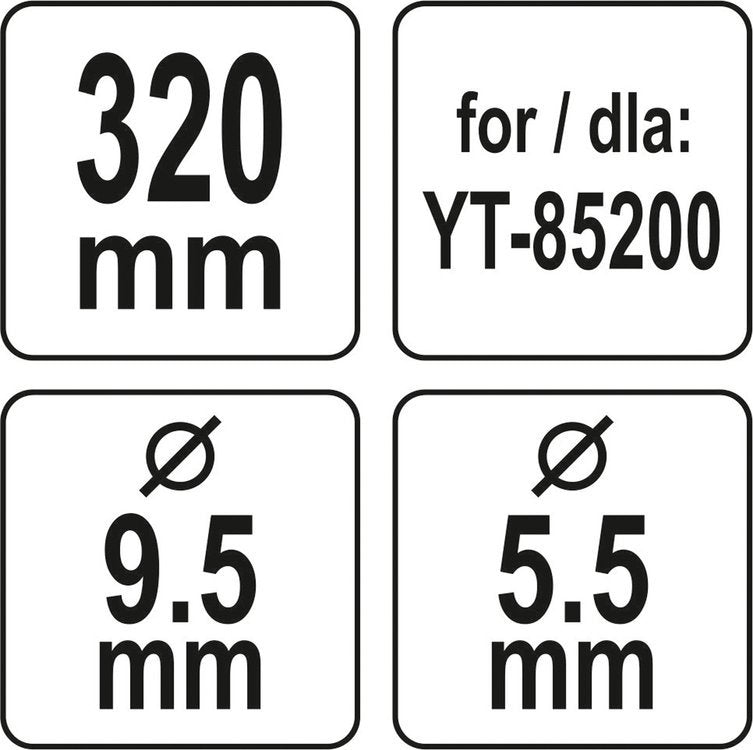 BLADE 320MM FOR LAWN MOWER (YT-85160)
