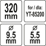 BLADE 320MM FOR LAWN MOWER (YT-85160)