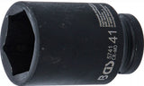 IMPACT SOCKET HEXAGON, DEEP | 20 MM (3/4") DRIVE | 41 MM (5741)