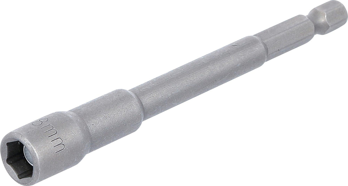 SOCKET, HEXAGON | EXTRA LONG | FOR ELECTRIC DRILLS | 6.3 MM (1/4") DRIVE | 8 MM (2764)