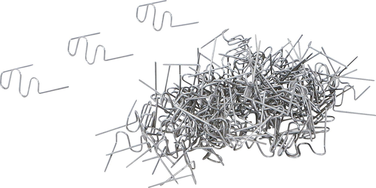 REPAIR STAPLES SET | WAVE SHAPE | 0.6 MM | 100 PCS. (73352B)