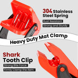 CLAMP SET | HEAVY DUTY ABS+STAINLESS STEEL | 4 PCS. (MC4S)