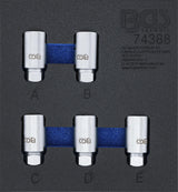TOOL TRAY 1/6: RIM LOCK SOCKET SET FOR TESLA | 5 PCS. (74388)