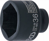 IMPACT SOCKET, HEXAGON | 12.5 MM (1/2") DRIVE | 36 MM (5205-36)