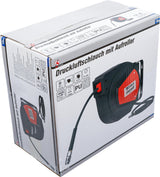RETRACTABLE AIR HOSE REEL | AUTOMATIC | 10 M + 1.5 M (71055)