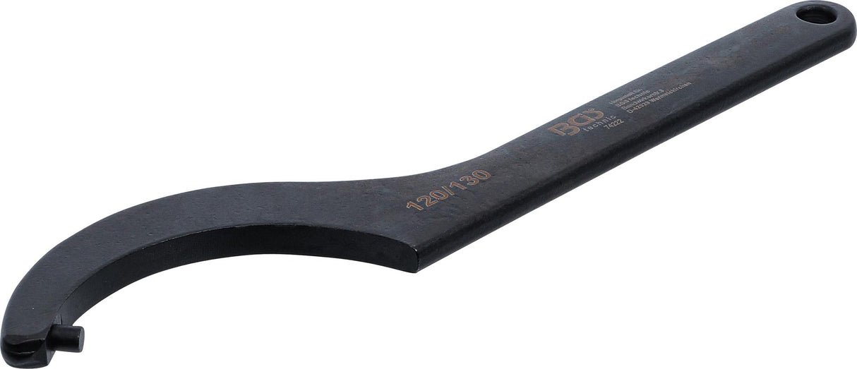 HOOK WRENCH WITH PIN | 120 - 130 MM (74222B)