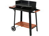 CHARCOAL GRILL W/ SHELF GRATE 48X26.5CM (99907)