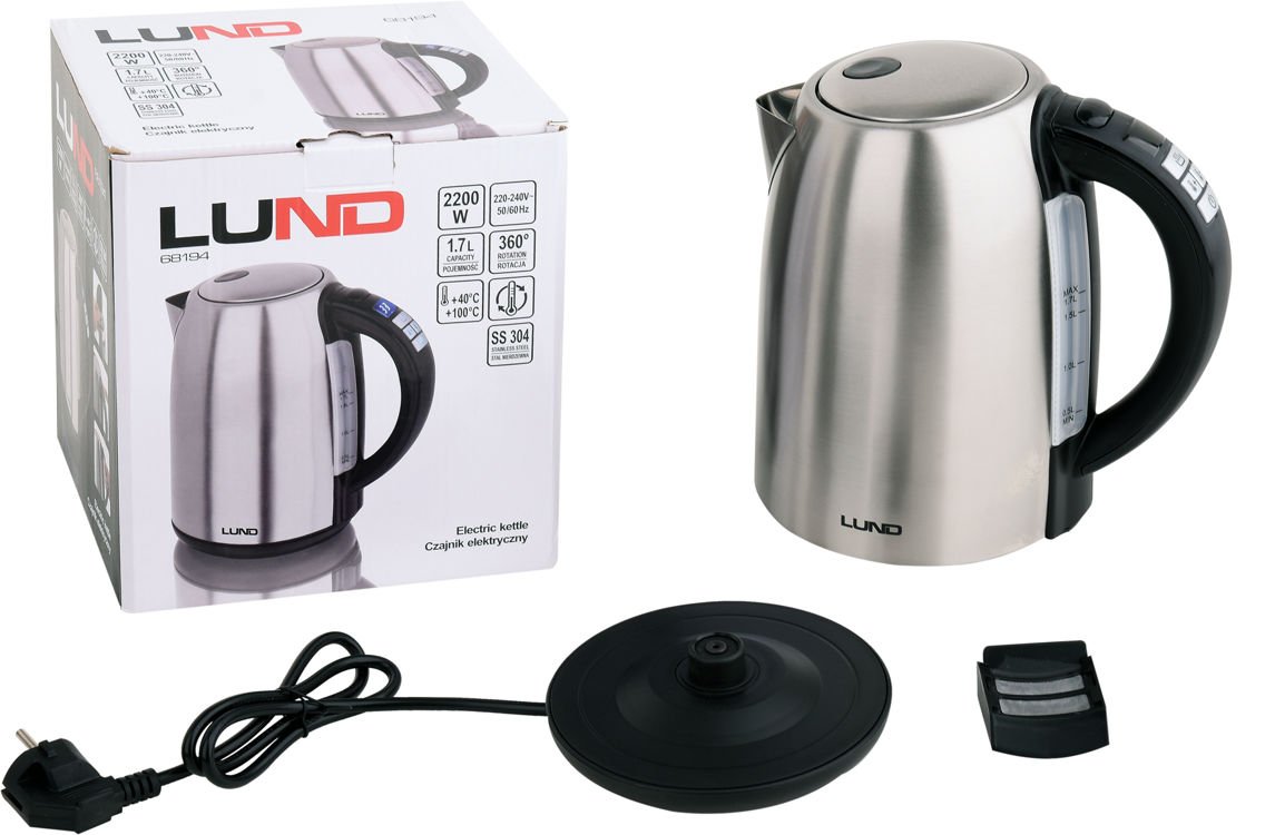 EL. KETTLE 1,7L TEMP.CONTROL IN HANDLE (68194)