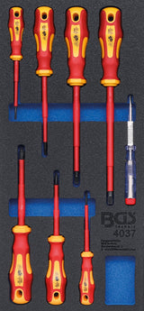 TOOL TRAY 1/3: VDE SCREWDRIVER SET | 8 PCS. (4037)