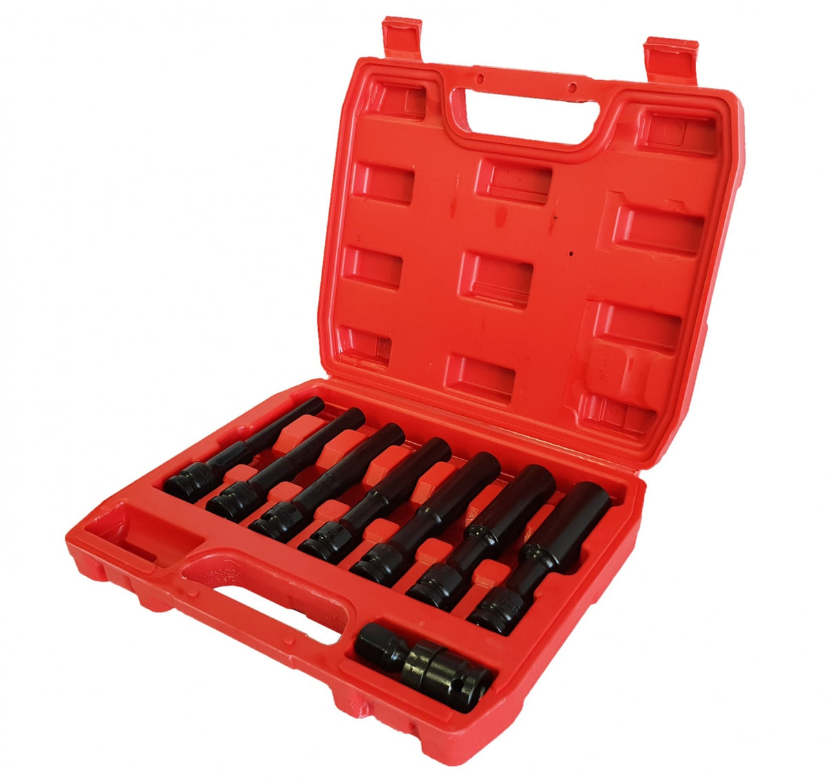 IMPACT SOCKET SET WITH FLEX HANDLE | EXTRA LONG | 12.5 MM (1/2") | SW 8 - 19 MM | 8 PCS. (SK1208)