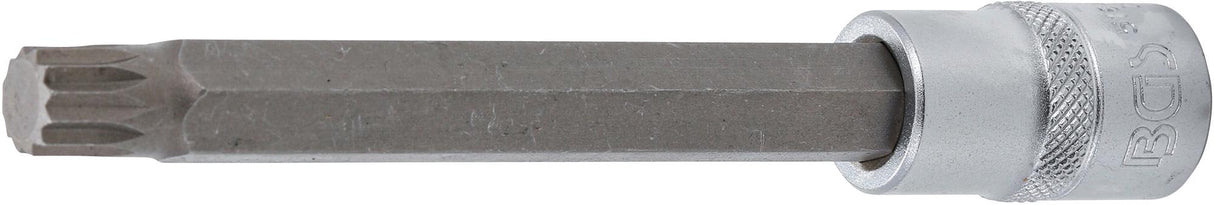 BIT SOCKET | LENGTH 140 MM | 12.5 MM (1/2") DRIVE | SPLINE (FOR XZN) | M12 (5184-M12)