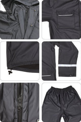 HEAVY DUTY RAINSUIT NAVY STRETCH S. XL (YT-79713)