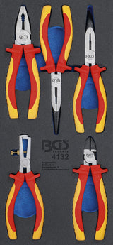 TOOL TRAY 1/3: VDE PLIERS SET | 5 PCS. (4132)