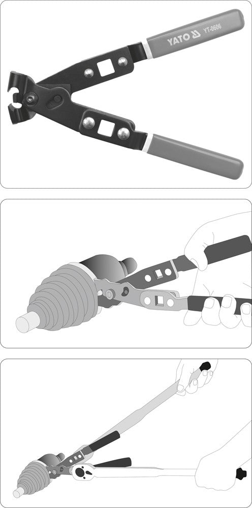 CV BOOT CLAMP PLIERS (YT-0606)
