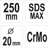 SDS MAX CHSIEL FOR ELECTRICIAN (YT-47195)