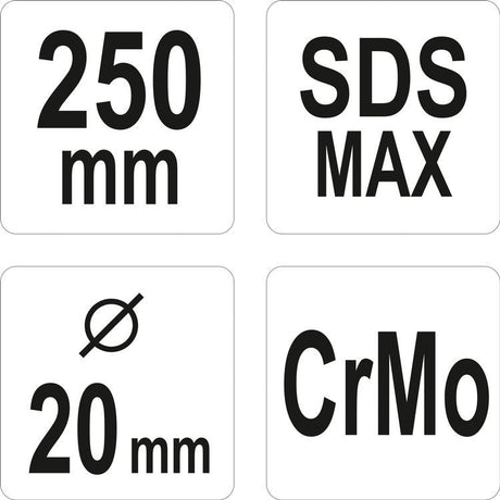 SDS MAX CHSIEL FOR ELECTRICIAN (YT-47195)