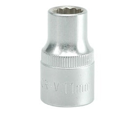 SOCKET 11MM 1/2" 12PT CV  REGULAR (YT-1273)