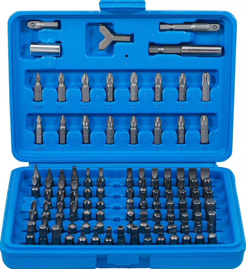 SECURITY BIT SET | 6.3 MM (1/4") DRIVE | 100 PCS. (765)