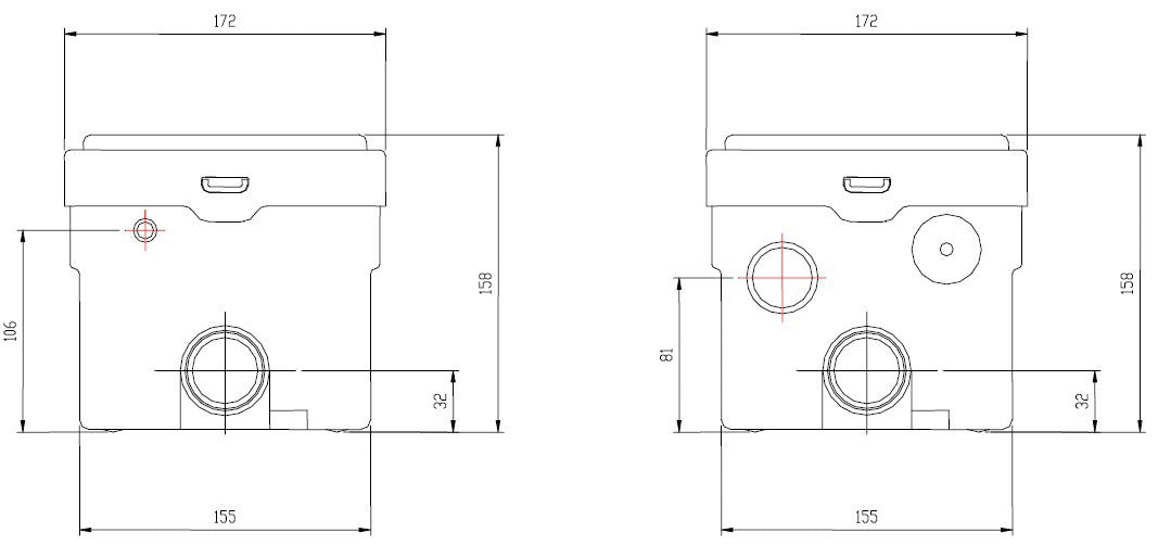 WASTE PUMP FOR SHOWER AND BASIN (75945)