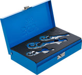 STUBBY RATCHET SET | 6.3 MM (1/4") / 10 MM (3/8") / 12.5 MM (1/2") | 3 PCS. (215)