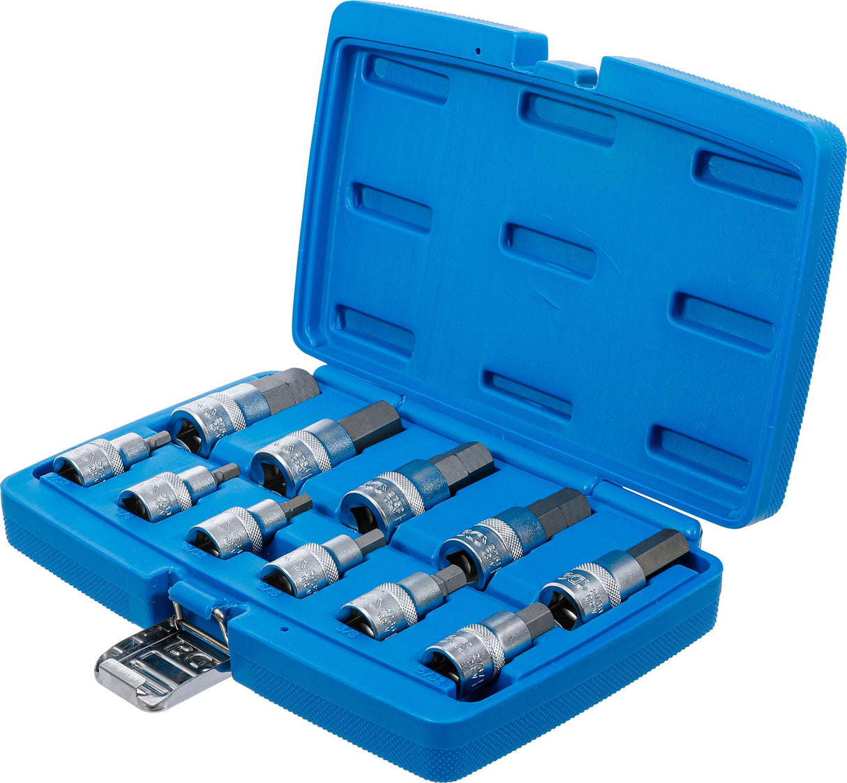 BIT SOCKET SET | 12.5 MM (1/2") DRIVE | INTERNAL HEXAGON 7/32" - 13/16" | INCH SIZES | 11 PCS. (5053)