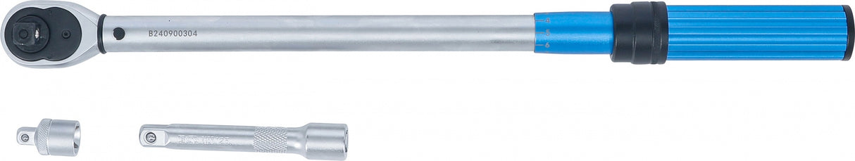 TORQUE WRENCH SET | WITH ADAPTOR + EXTENSION BAR | 12.5 MM (1/2") | 40 - 220 NM | 3 PCS. (2837)