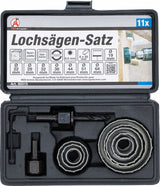 HOLE SAW SET | Ø 19 - 64 MM | DEPTH 24 MM | 11 PCS. (50315)