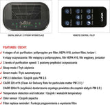 AIR PURIFIER 40W, 220M3/H (66930)