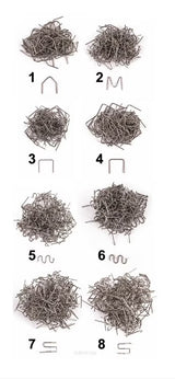 STAPLE SET | FOR PLASTIC REPAIR | (8X100 PCS.) 800 PCS. (S800SB)