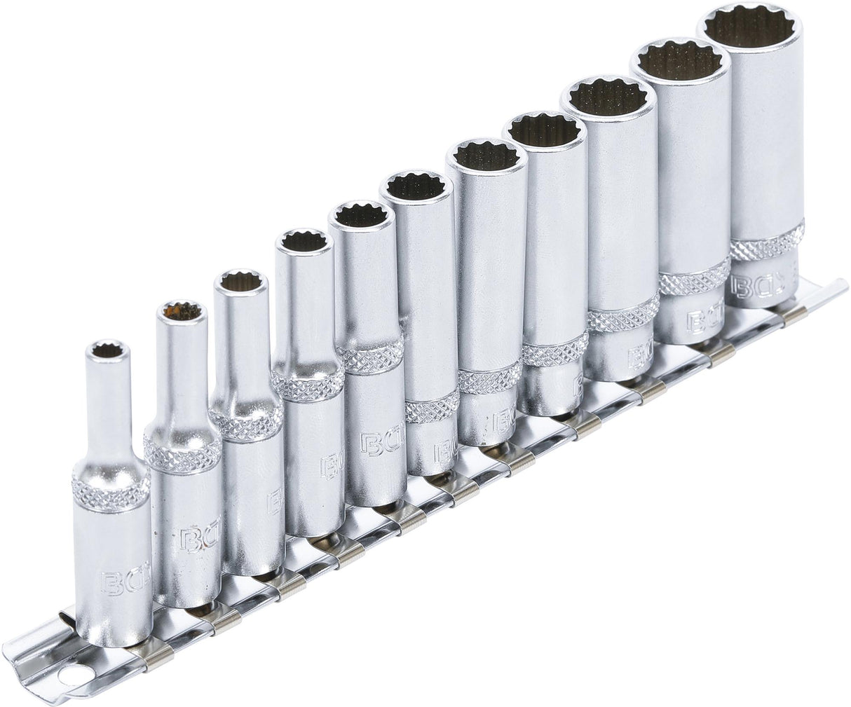 SOCKET SET, 12-POINT, DEEP | 6.3 MM (1/4") DRIVE | 4 - 13 MM | 11 PCS. (5251)