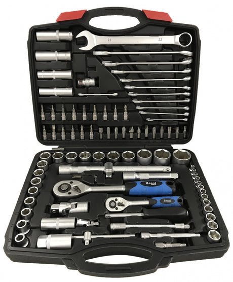 SOCKET AND WRENCH SET | 1/4" + 1/2" | 94 PCS. (BS0094)