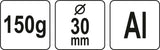 ALUMINIUM HAMMER 150 G (YT-45280)