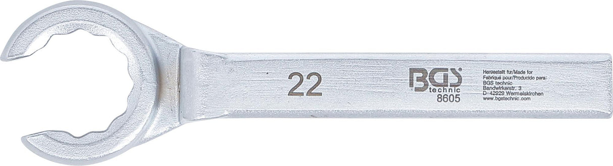 SPECIAL COMBINATION SPANNER FOR OYGEN PROBES, OPEN | 22 MM (8605)