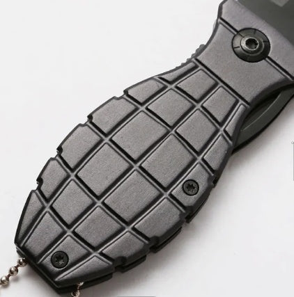 BENT KNIFE | ALUMINUM HANDLE WITH BLACK FINISH | 15.5 CM (FK6B)