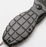 BENT KNIFE | ALUMINUM HANDLE WITH BLACK FINISH | 15.5 CM (FK6B)